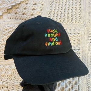 Spencer’s F*ck Around and Find Out Embroidered Dad Hat